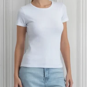 Camiseta Mujer Lady Genny K-727 Cotton Rib Manga Corta